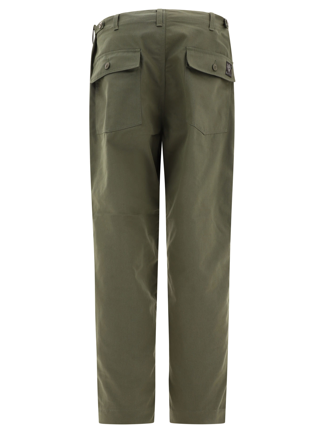 SOUTH2 WEST8 Green Fertig trousers